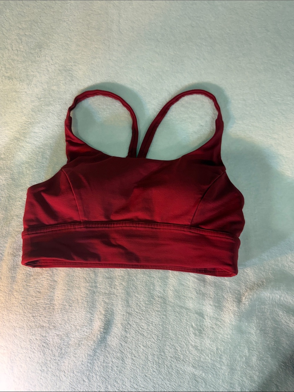 lululemon athletica Red Racerback Sports Bra